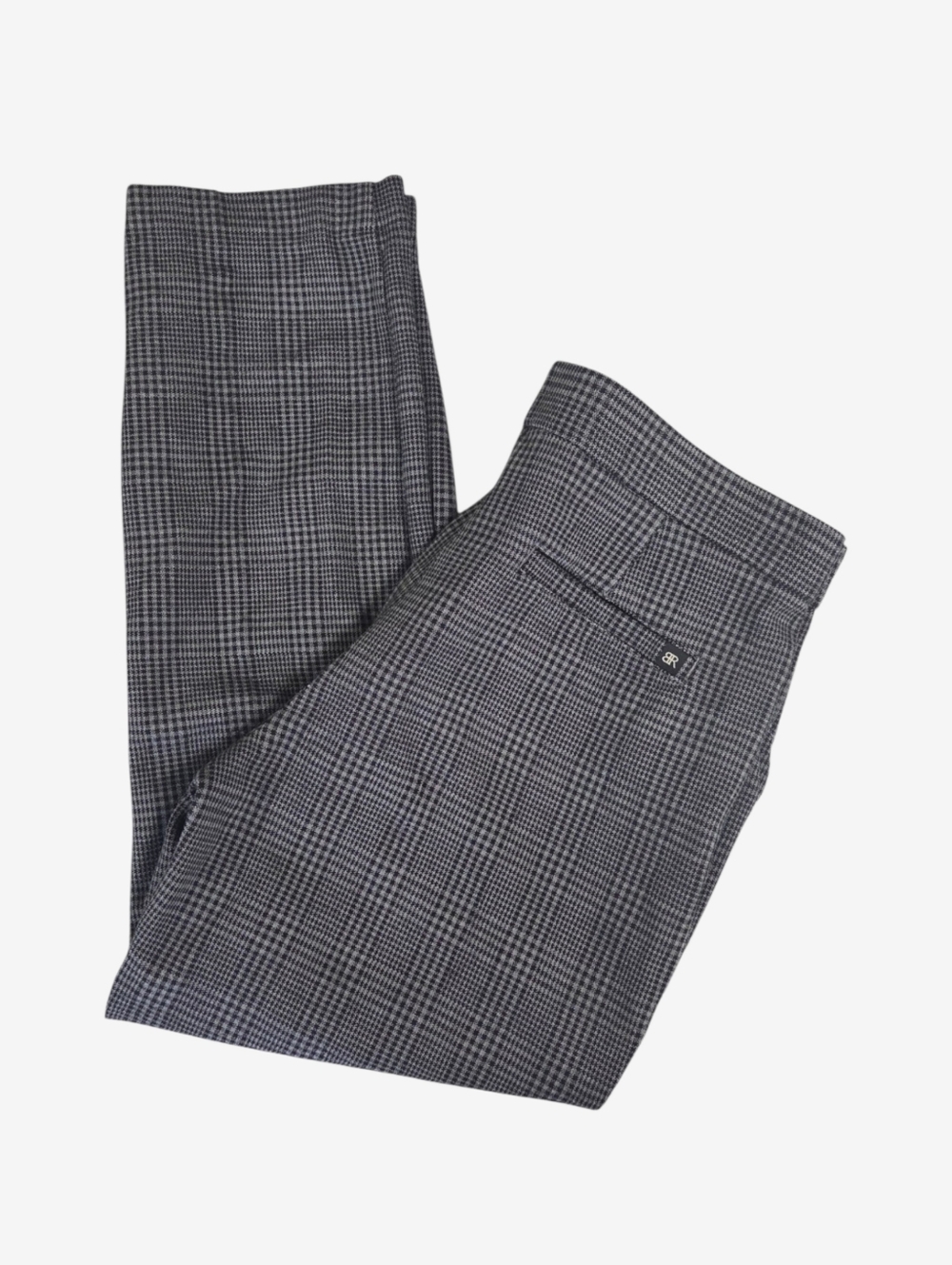 Banana Republic Gray Plaid Trousers Size 10